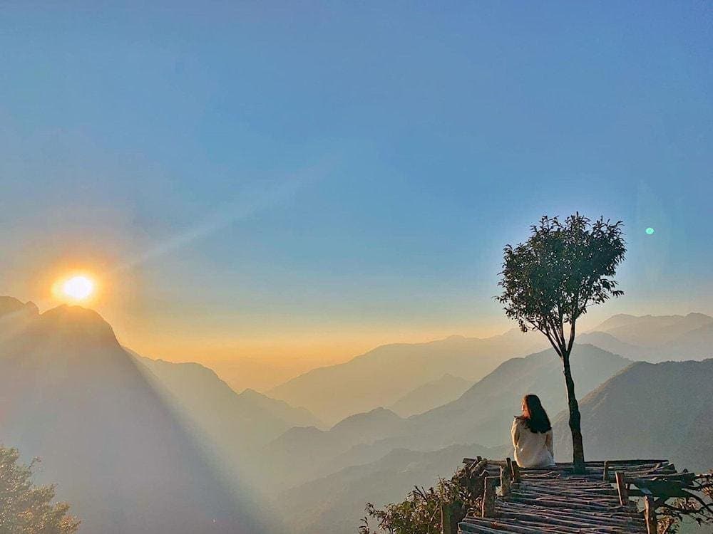 Tourists immerse themselves in a landscape that is both majestic and enchanting