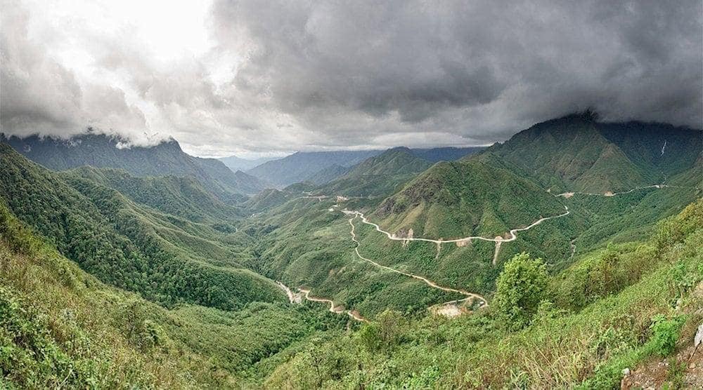 You need to pay attention to the dangerous curves on the pass