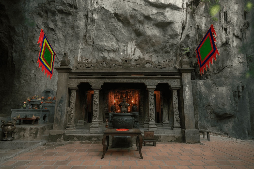 Tran Temple is known as the most sacred temple in Trang An