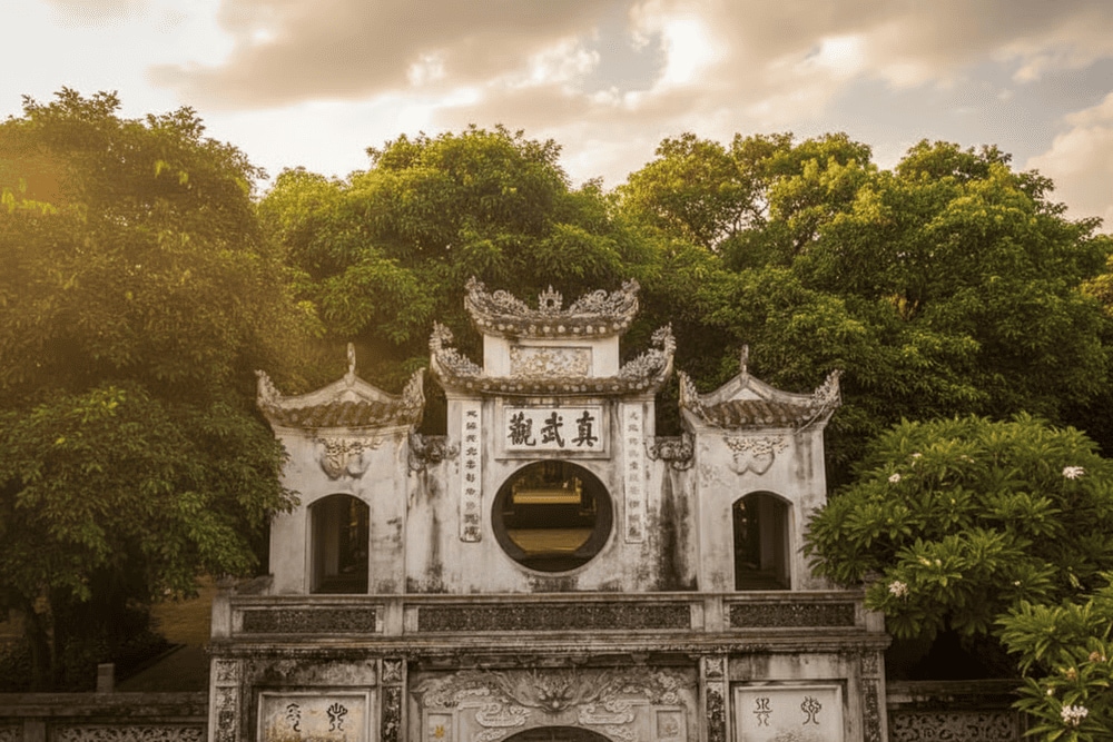 Quan Thanh Temple is one of the “Four Sacred Temples of Thang Long”