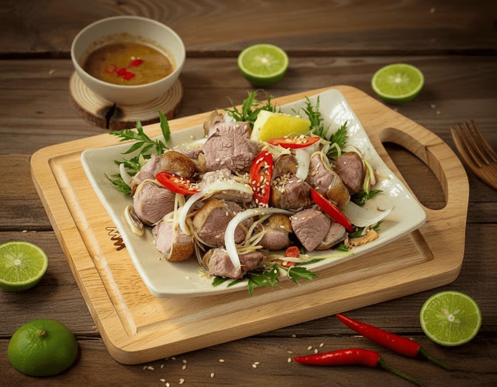 Mountain goat meat is prepared in various styles, preserving its natural flavor and high nutritional value
