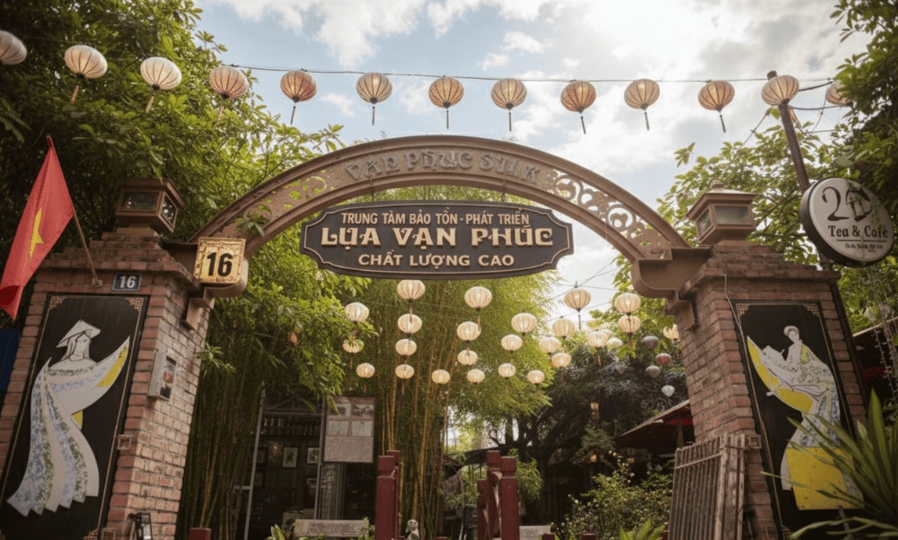 Dive into Van Phuc Silk Village's rich history through captivating stories passed down for generations
