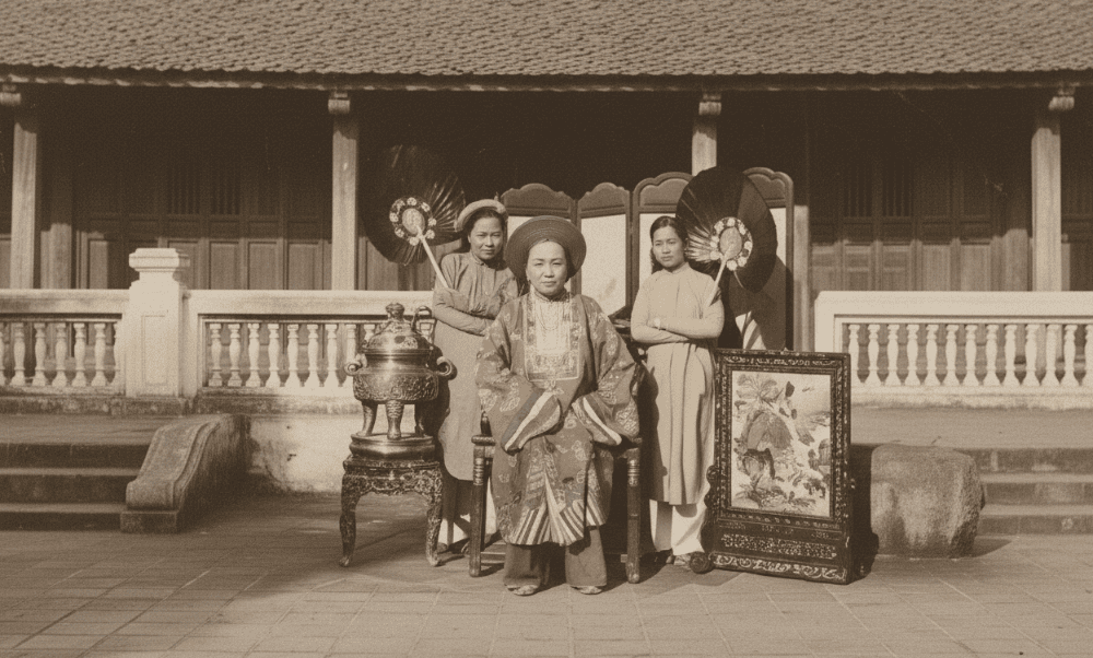 In ancient times, royal concubines adorned themselves in luxurious silk garments, showcasing elegance and nobility