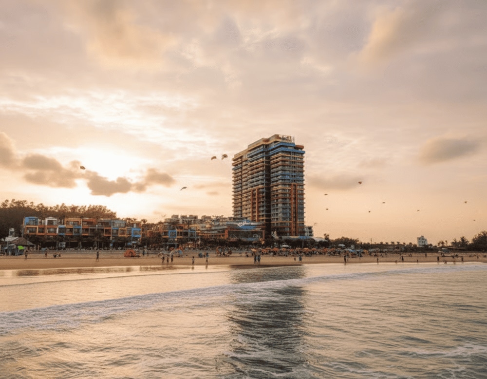 Hai Tien Beach in Thanh Hoa is an emerging destination with rustic charm and clear waters