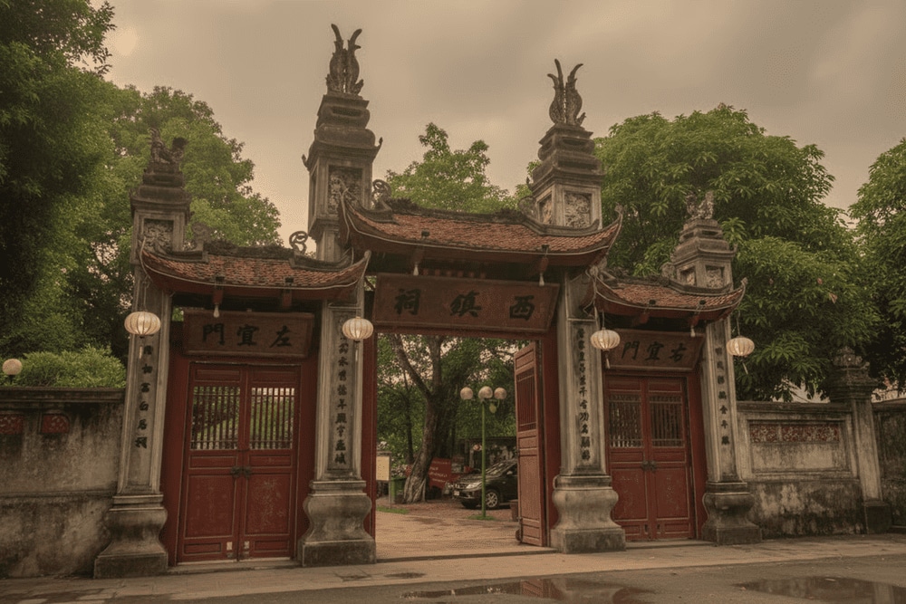 Voi Phuc Temple, a historic spiritual site nestled in the heart of Hanoi