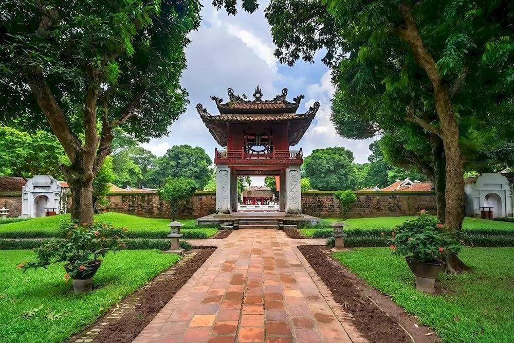 Temple of Literature is also known as the first university in Vietnam history