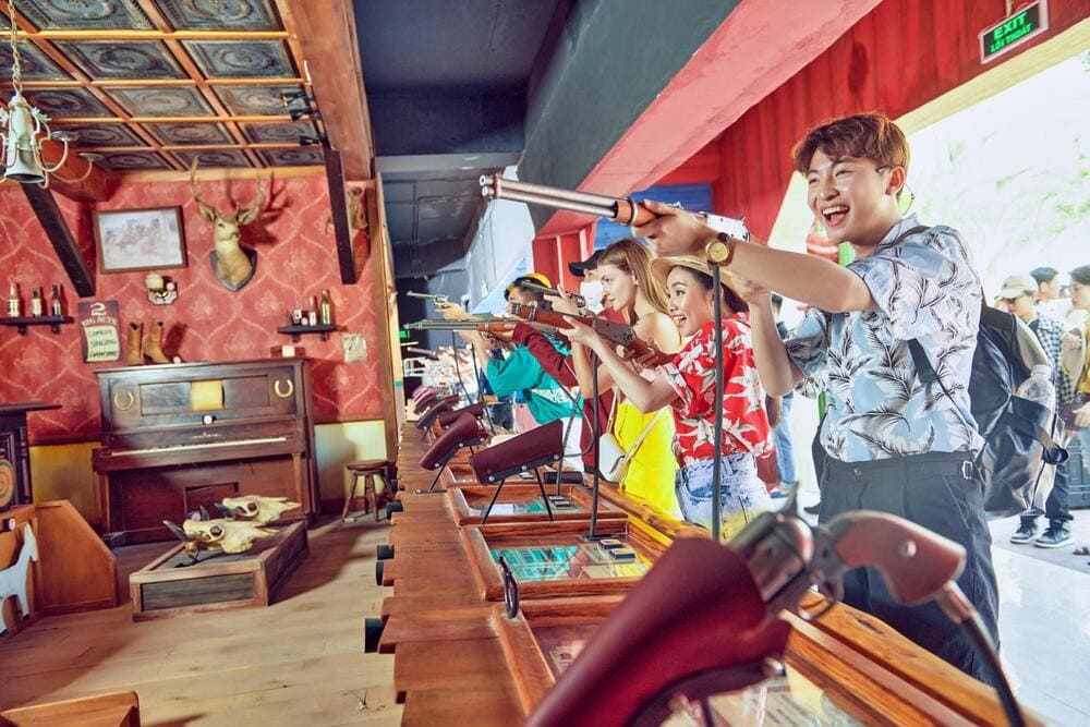 The park also offers many entertaining games for visitors to enjoy