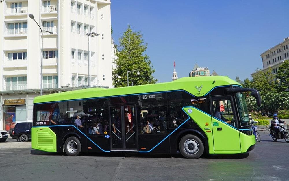 Vinbus electric buses are one of the eco-friendly transportation options that are highly favored by the public