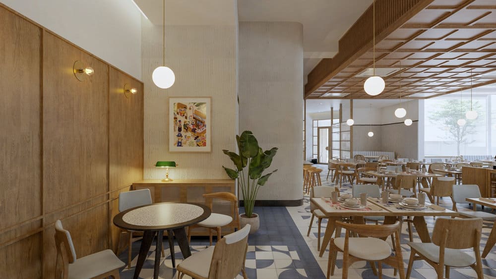 Không gian Me Me Bistro gây ấn tượng với khách hàng bởi không gian và hiện đại, mộc mạc, vô cùng ấm áp Nguồn: Me me bistro)