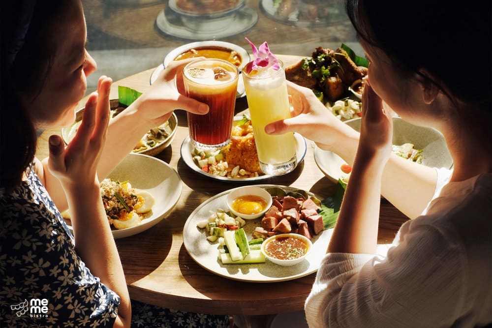 Meme Bistro thu hút thực khách bởi món ăn đậm chất Thái nhưng vẫn sáng tạo theo phong cách ẩm thực riêng (Nguồn: Me me bistro)