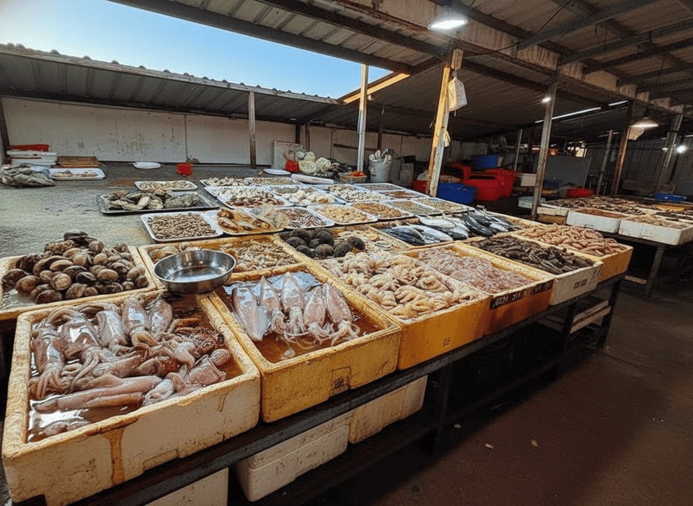 Thưởng thức hải sản tươi sống tại Hồ Tràm