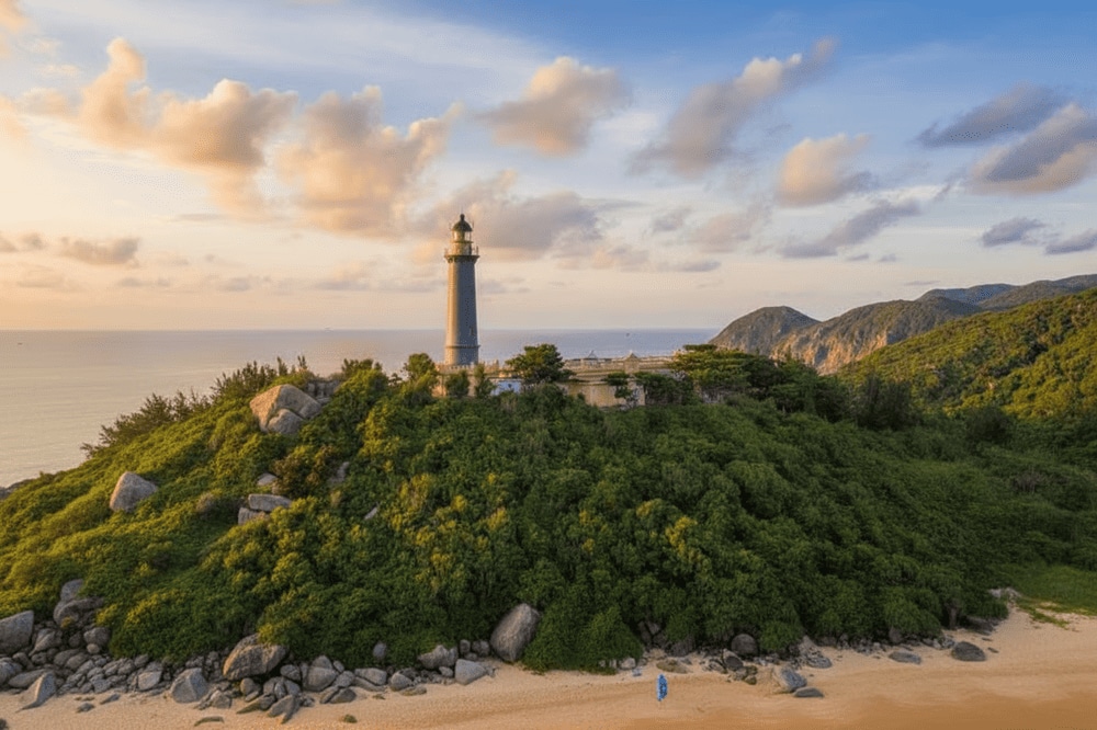 Hải đăng Đại Lãnh trên đỉnh Mũi Điện