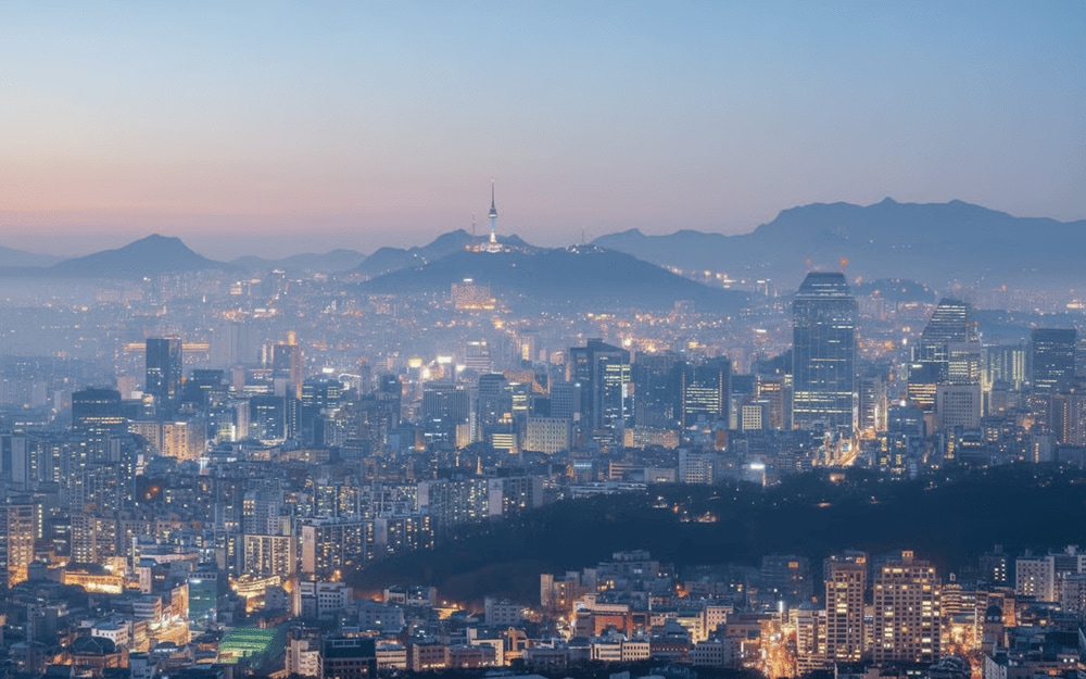 Seoul - thủ đô Hàn Quốc với nhiều điểm du lịch nổi tiếng.