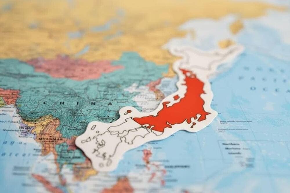 Bản đồ Nhật Bản.