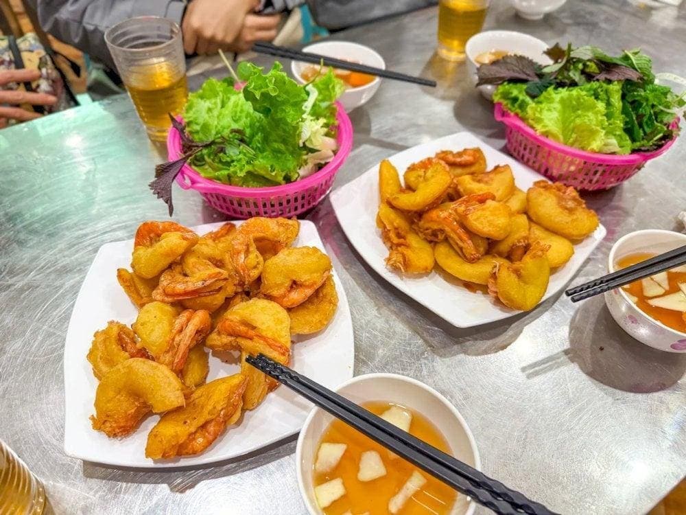 Bánh tôm hàng Thanh Mai