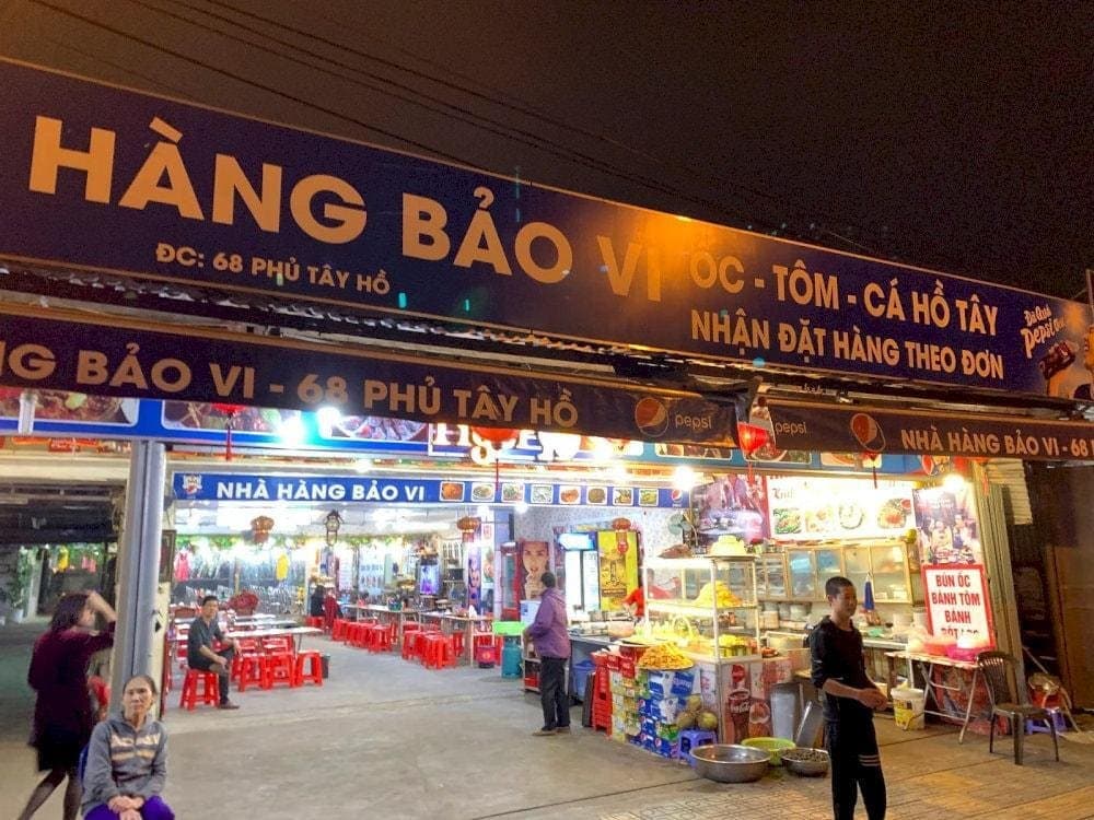 Không gian nhà hàng Bảo Vi