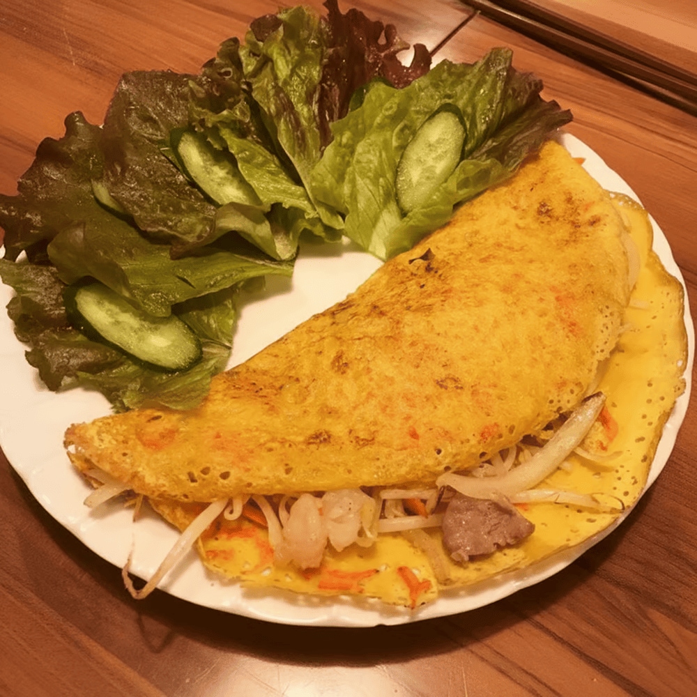 Quán bánh xèo nhận được sự quan tâm của đông đảo người địa phương và tiktoker