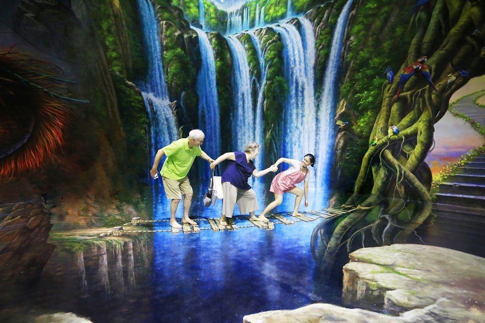Central Hall chắc chắn sẽ là điểm nhấn trong hành trình khám phá Bảo tàng 3D Art in Paradise Đà Nẵng