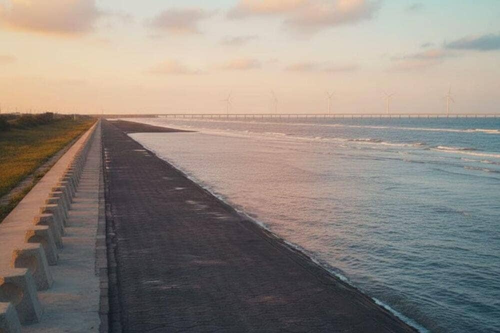 Con đường dẫn ra biển thơ mộng