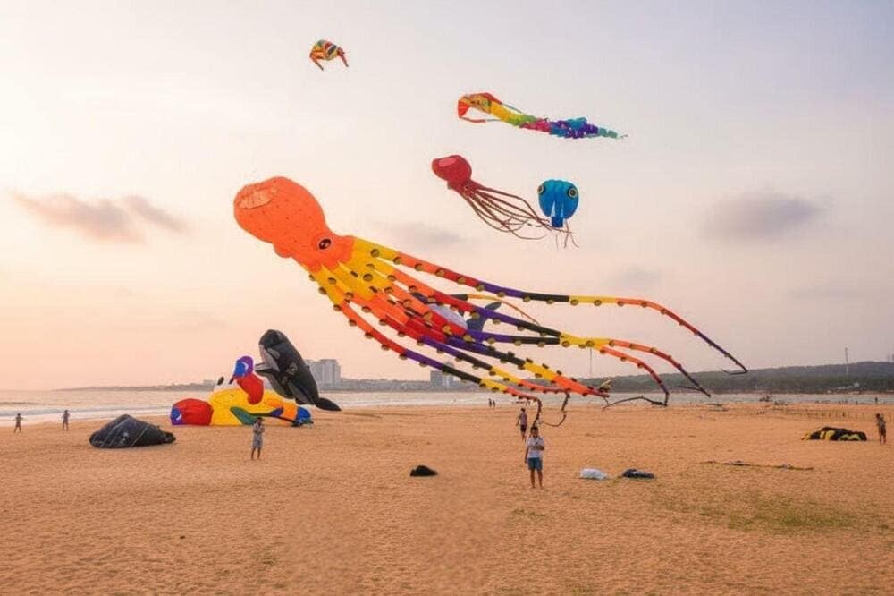 Địa điểm lý tưởng để thả diều trong không khí thoáng đãng, trong lành