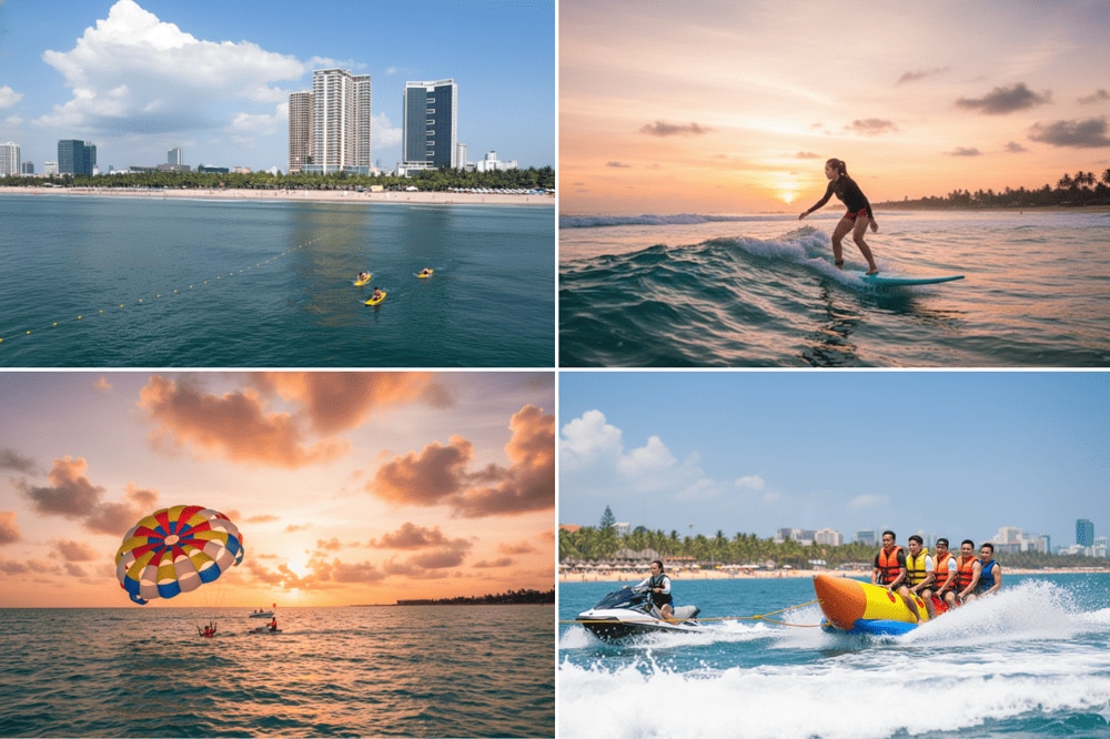 Các hoạt động thú vị tại biển ở Đà Nẵng.