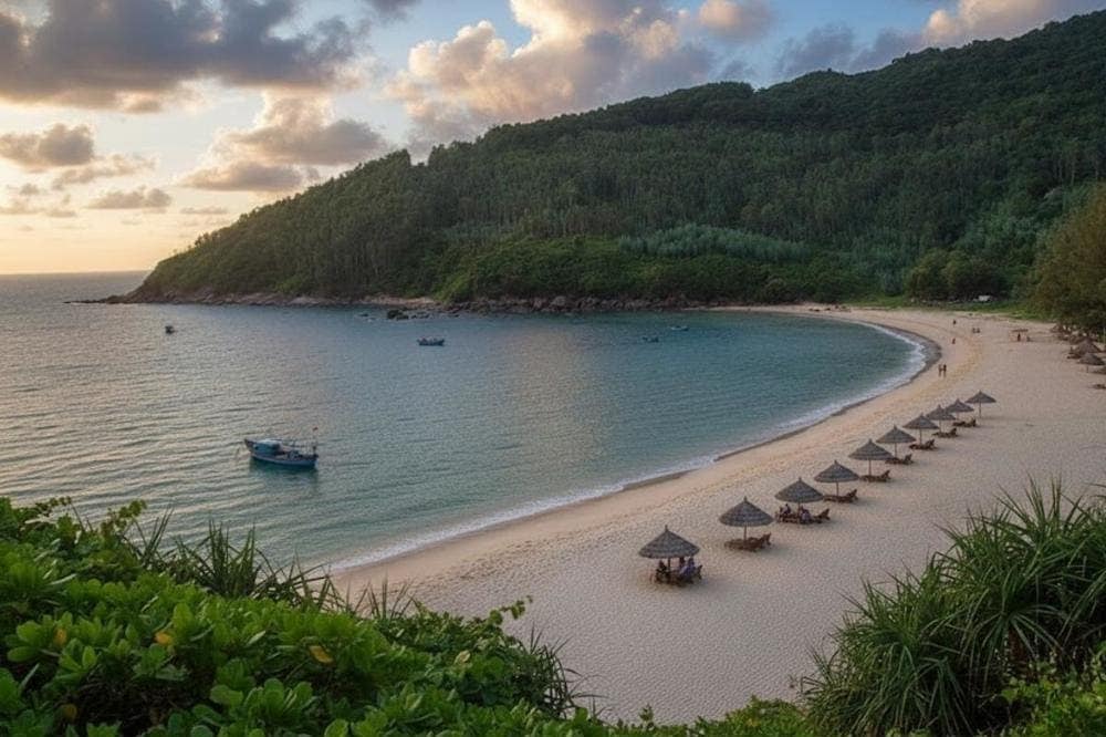 Biển Hải Hòa thuộc thị xã Nghi Sơn, tỉnh Thanh Hóa.