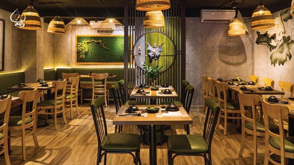 Không gian quán thiết kế đơn giản, nhẹ nhàng