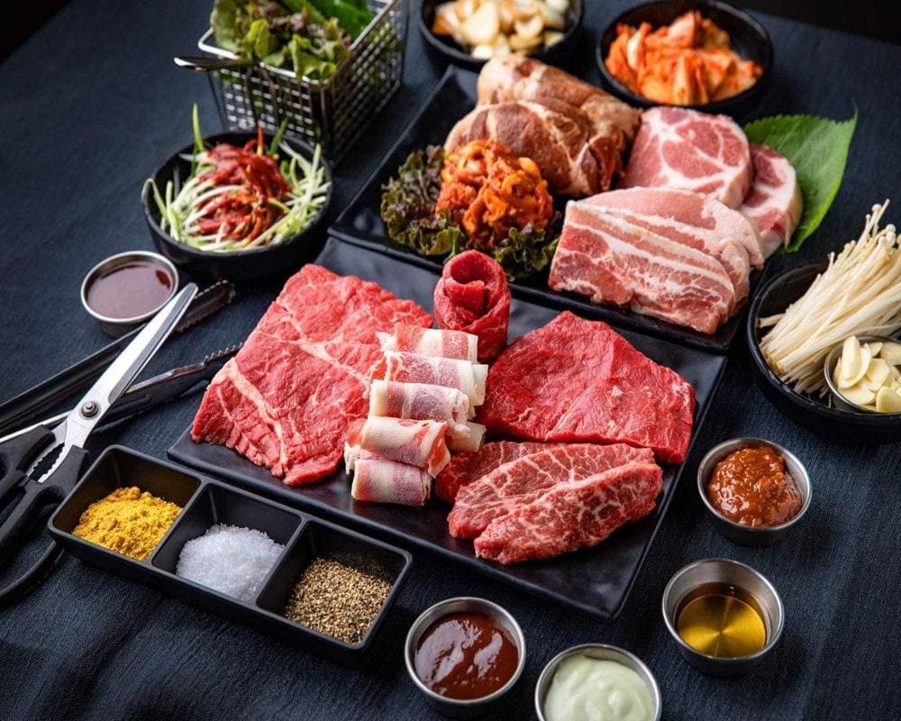 Nhà hàng BBQ phong cách Seoul với menu thịt nướng đa dạng