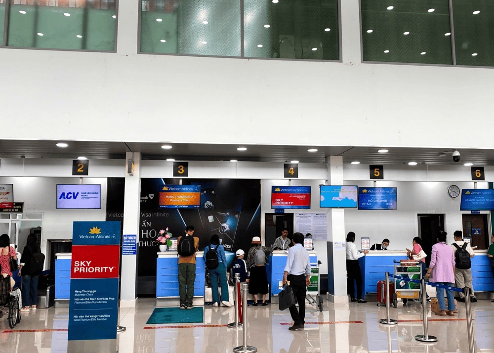 Sân bay Pleiku là 1 trong 3 sân bay nội địa tại khu vực Tây Nguyên (Nguồn: Tổng công ty cảng hàng không Việt Nam - CTCP)