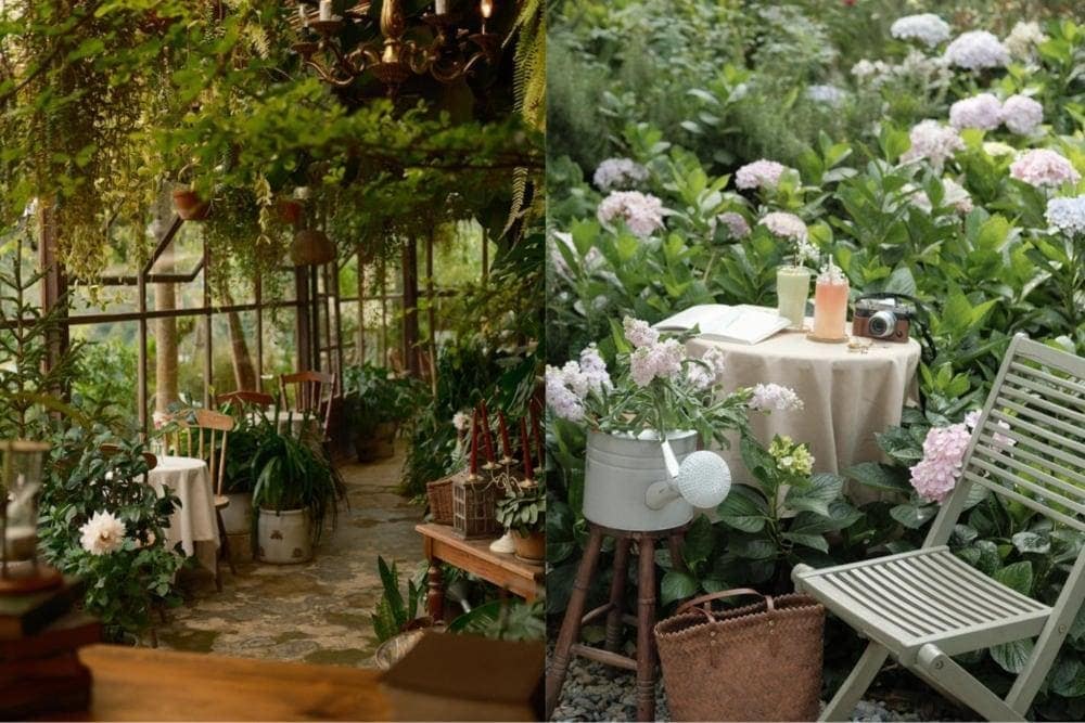 Mọi ngóc ngách đều được trang trí tỉ mỉ, hoa tươi rực rỡ đón chào du khách (Nguồn: Fanpage Khu vườn mùa hè)