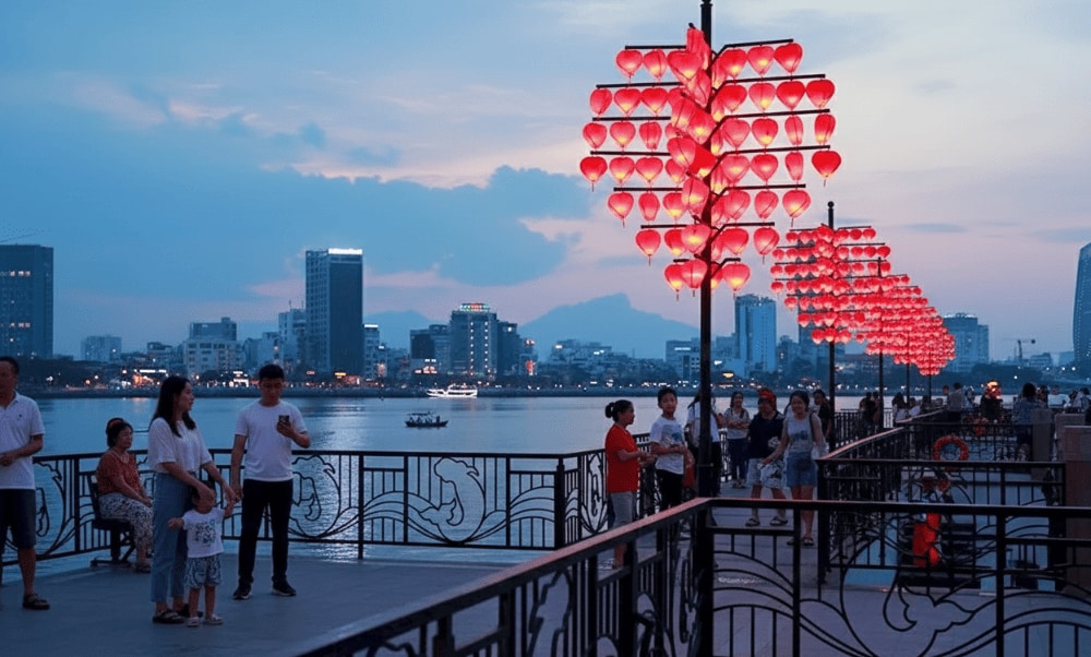 Tản bộ trên cầu tình yêu Đà Nẵng, thả hồn theo làn gió mát trong lành và lưu giữ những khoảnh khắc độc đáo qua từng khung hình