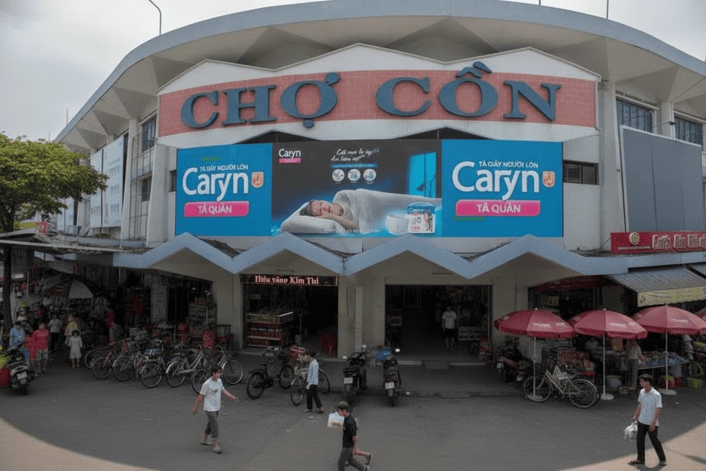 Chợ Cồn là khu chợ nổi tiếng và sầm uất bậc nhất Đà Nẵng