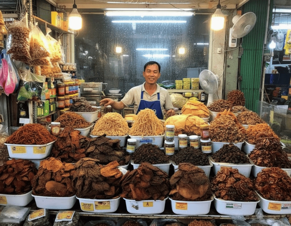 Mực rim me là món ăn vặt hấp dẫn được nhiều du khách lựa chọn mua về làm quà tặng cho người thân