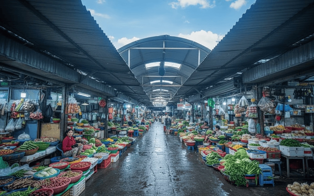 Khu chợ đầu mối này cũng là nguồn cảm hứng dồi dào cho bao người đam mê nhiếp ảnh (Nguồn: Internet)
