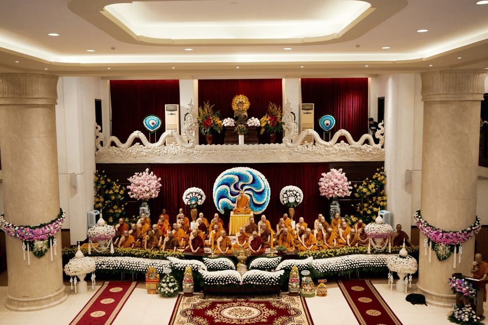 Chánh điện của chùa Bửu Long là nơi hành lễ và tổ chức các hoạt động tu học quan trọng (Nguồn: Tổ Đình Bửu Long Fanpage)