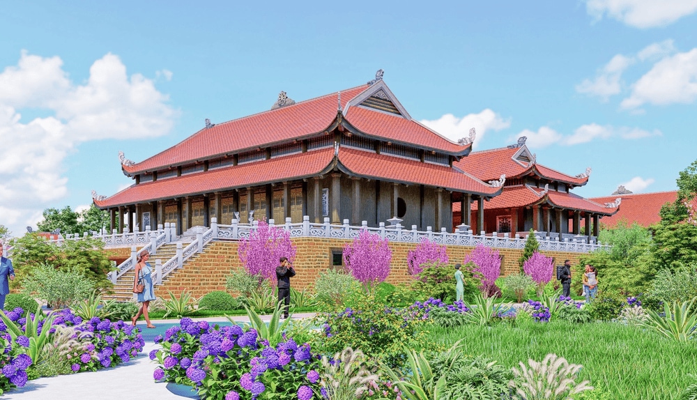 Chùa Ninh Tảo ngày nay được trùng tu, khôi phục lại trở nên khang trang, bề thế. (Nguồn: Chùa Ninh Tảo)