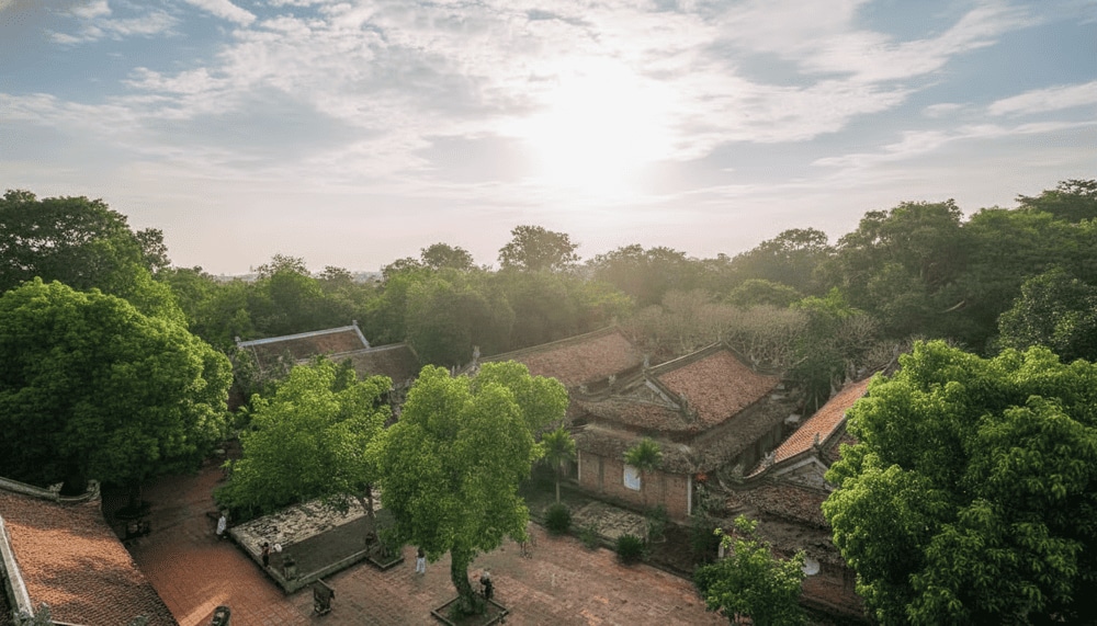 Chùa Tây Phương gồm ba chùa Thượng, Trung, Hạ