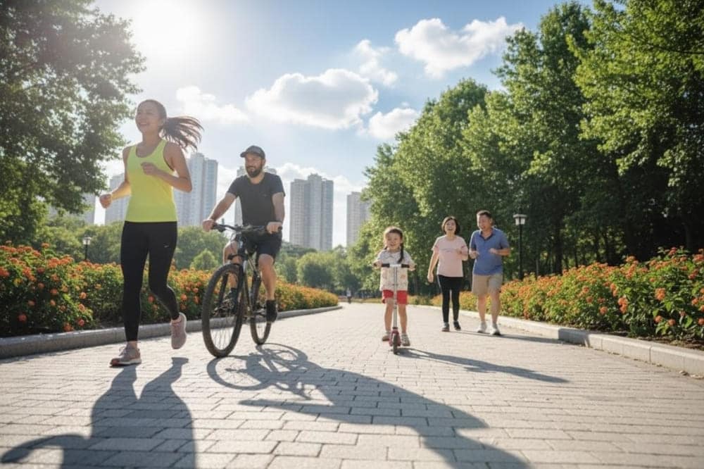 Không gian lý tưởng cho hoạt động thể thao