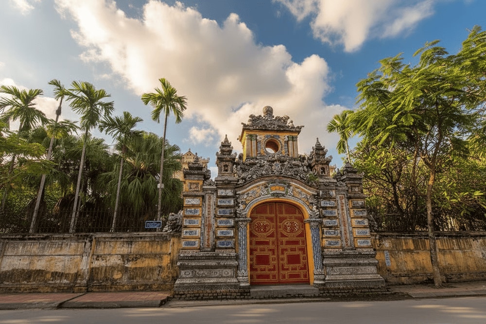 Cổng chính Cung An Định