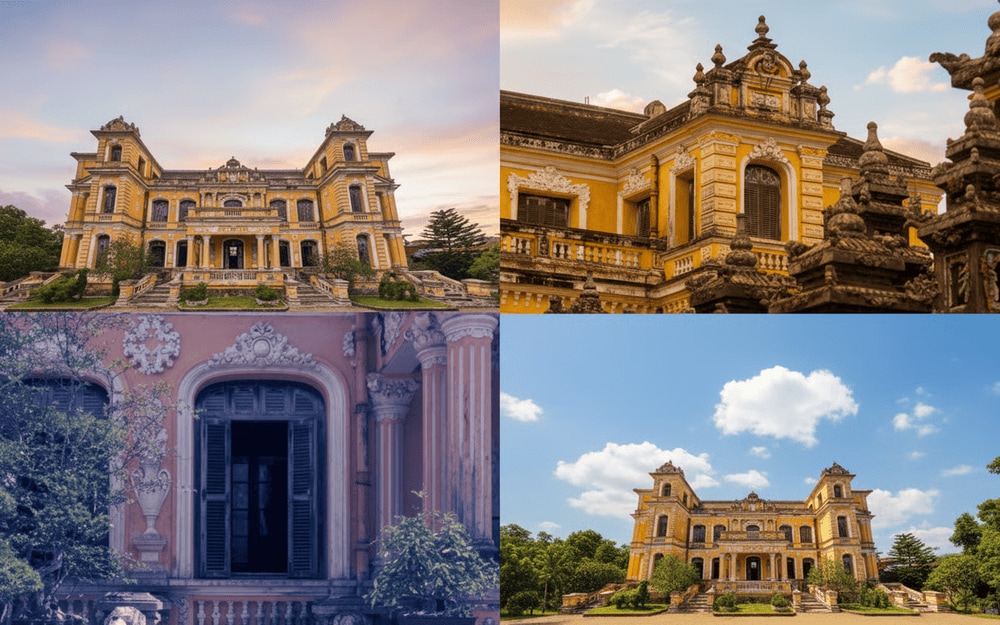 Kiến trúc Đông - Tây kết hợp mang lại nét độc đáo cho không gian và kiến trúc nơi này