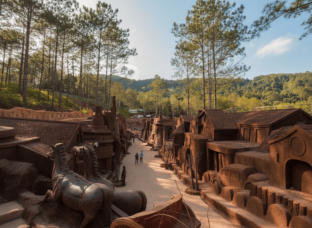 Lưu giữ nhiều khoảnh khắc độc đáo cùng gia đình, bạn bè bên những tiểu cảnh lạ mắt tại Đường Hầm Đất Sét