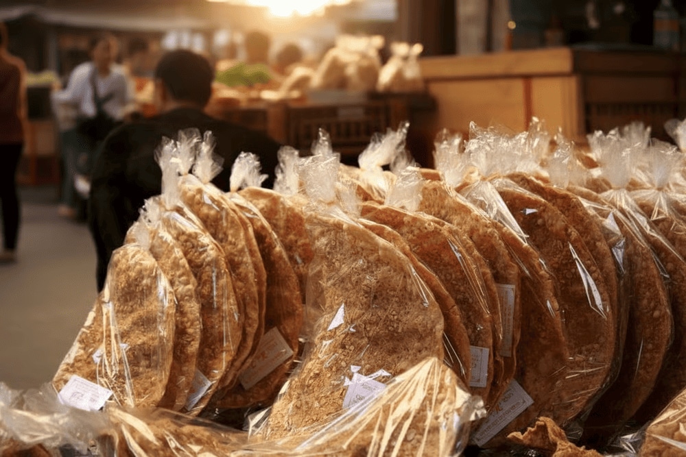 Bánh đa có thể dùng làm món ăn vặt thơm ngon