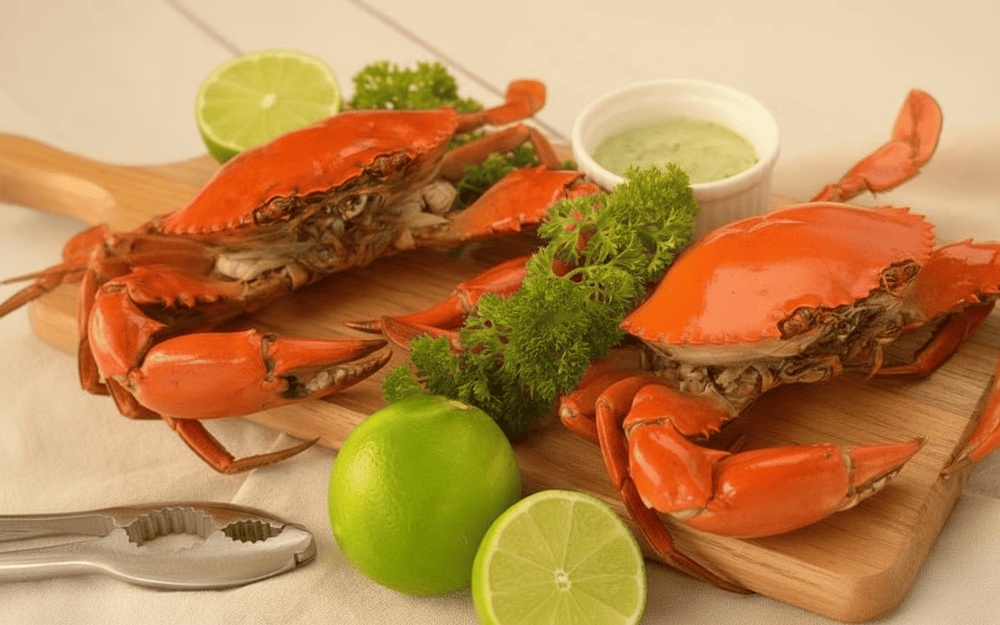 Cua Năm Căn nổi tiếng với thịt ngọt, nhiều gạch