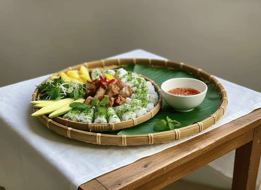 Bánh hỏi heo quay Phong Điền