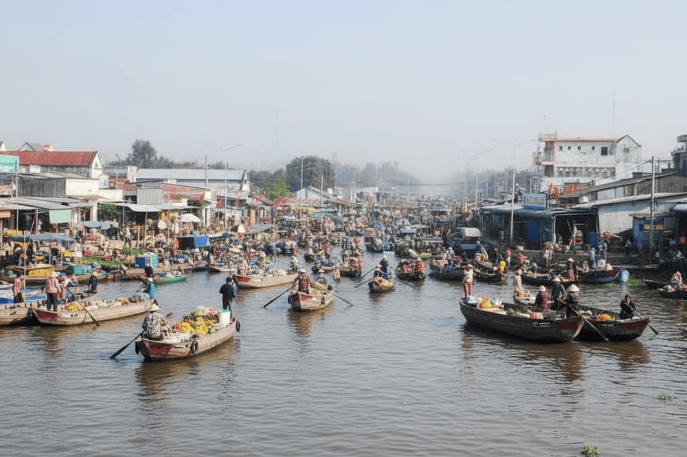 Chợ nổi Cái Răng