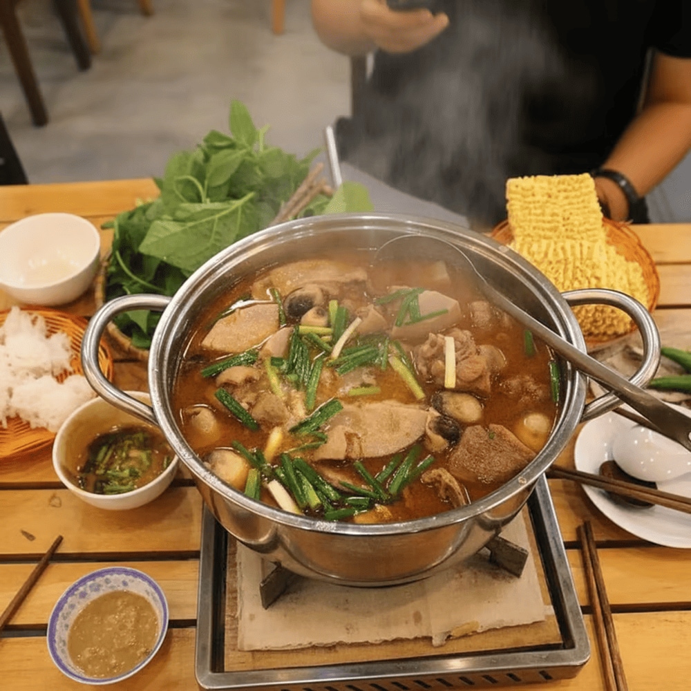 Lẩu vịt nấu chao