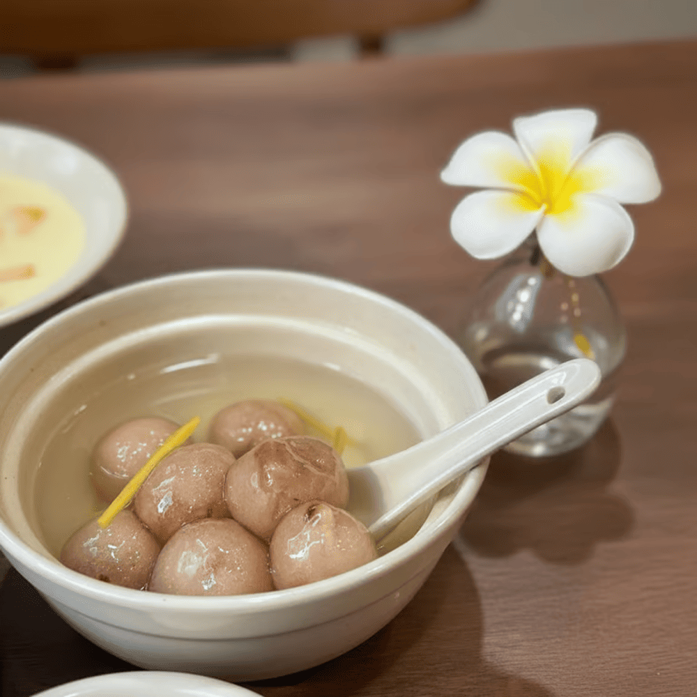 Chè bột lọc heo quay