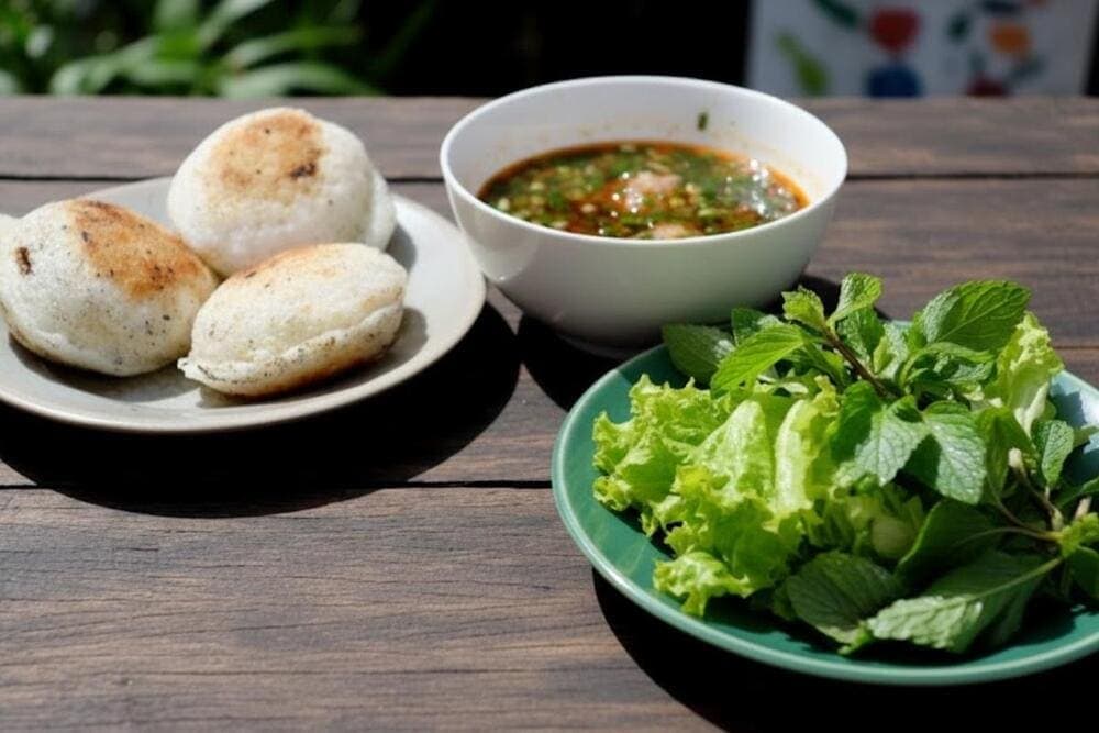 Bánh căn - món ăn dân dã nhưng lại được thực khách rất yêu thích khi đến Ninh Thuận