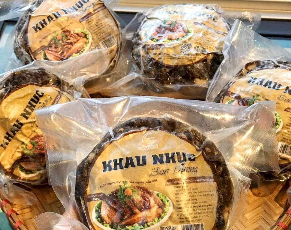 Món thịt lợn hầm với gia vị đặc biệt của Sơn Dương, thơm ngon và đậm đà (Nguồn: Cổng thông tin điện tử tỉnh Quảng Ninh)