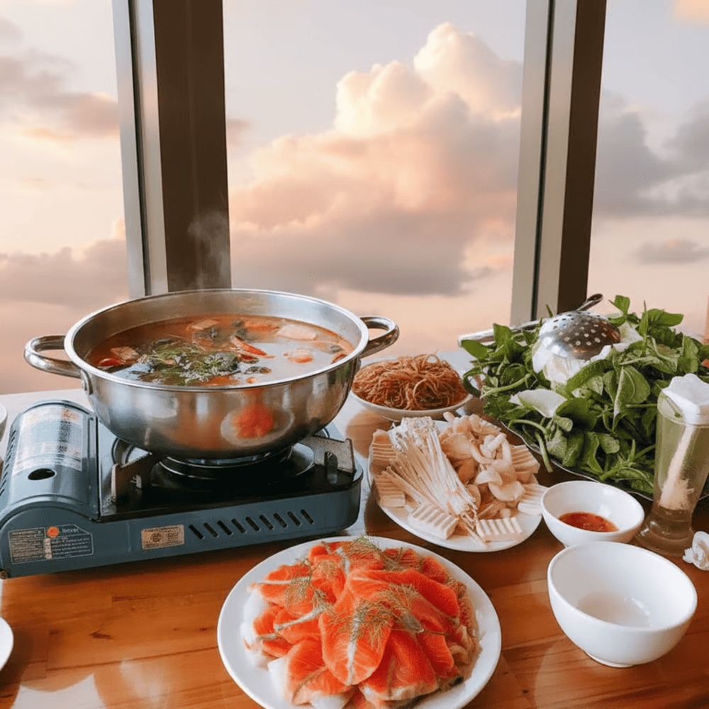 Lẩu cá hồi Sapa